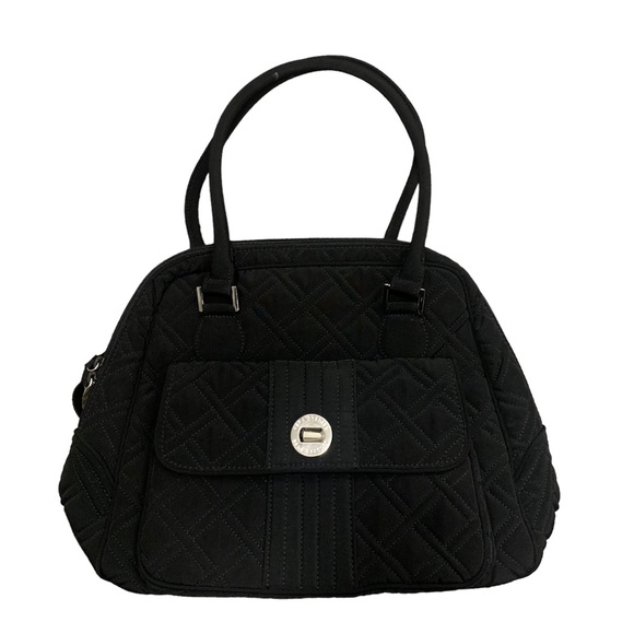 Vera Bradley Bags Vera Bradley Black Quilted Shoulder Bag Purse